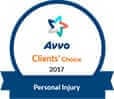 AVVO Clients' Choice 2017 Personal Injury