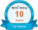 AVVO Rating 10 Superb Top Attorney